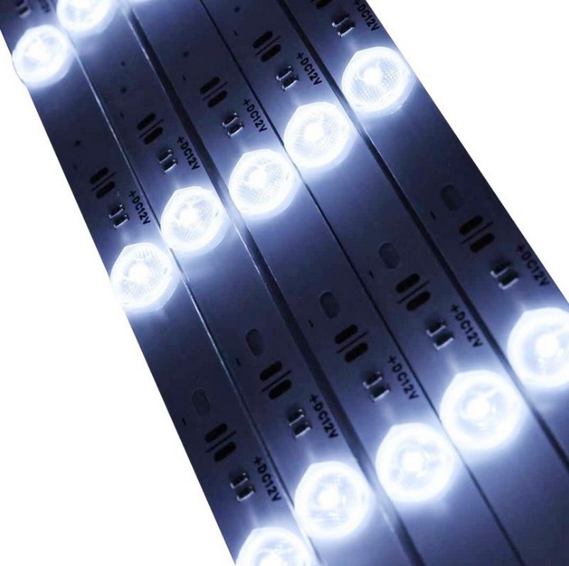 12v led strip light with lens diffuse reflection smd3030 12leds per meter led lattice back light 10