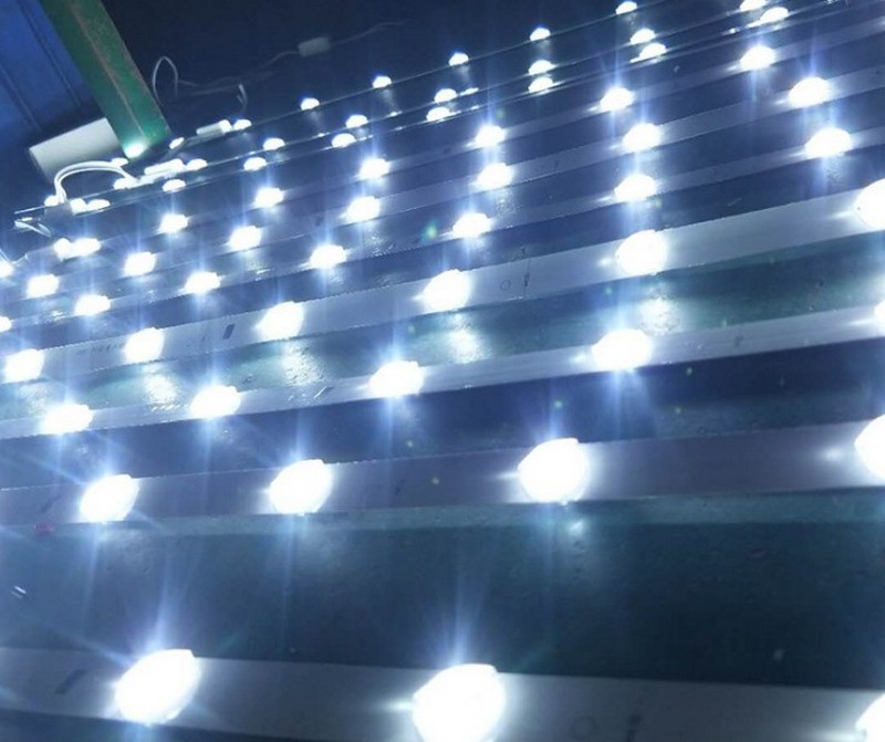 12v led strip light with lens diffuse reflection smd3030 12leds per meter led lattice back light 11