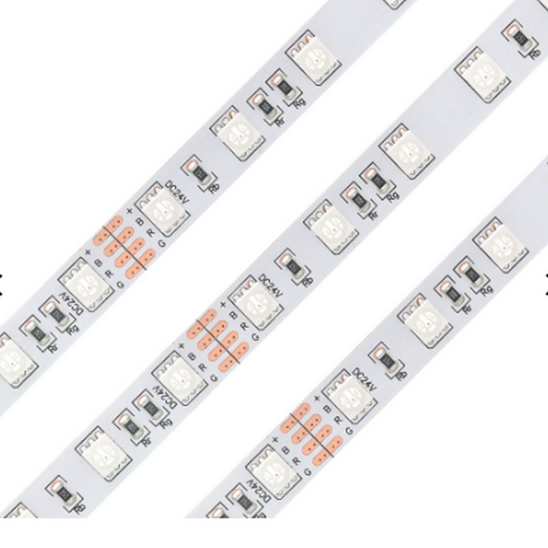 Dc 12V24V 5050 Led Rgb Strip Light 60Led M